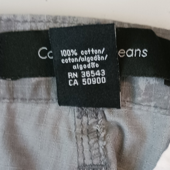 Calvin klein jeans camo ripstop grey cargo short - Picture 8 of 8